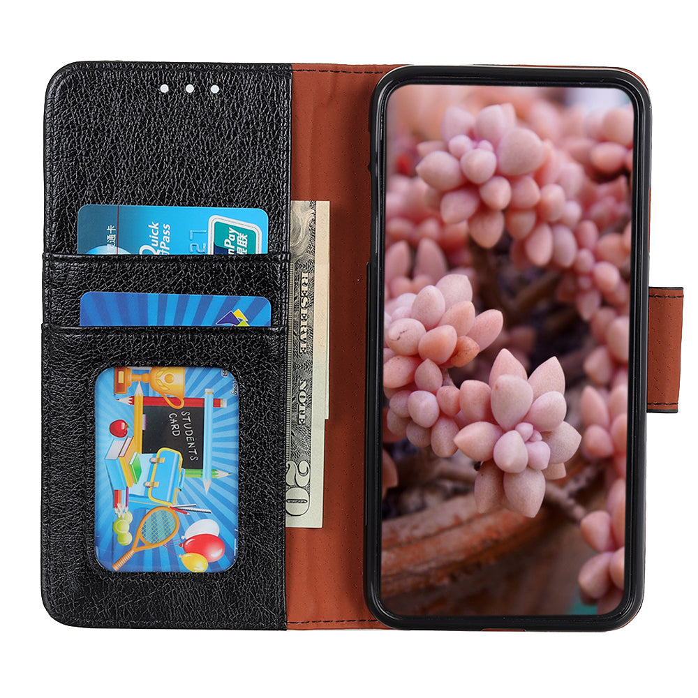 For Motorola Moto E13 4G Phone Stand Cover Nappa Texture Split Leather Wallet Cell Phone Case For Motorola Moto E13 4G Phone Stand Cover Nappa Texture Split Leather Wallet Cell Phone Case